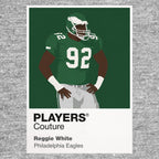 Reggie White Eagles American Football Icon Frame Men's T-Shirt