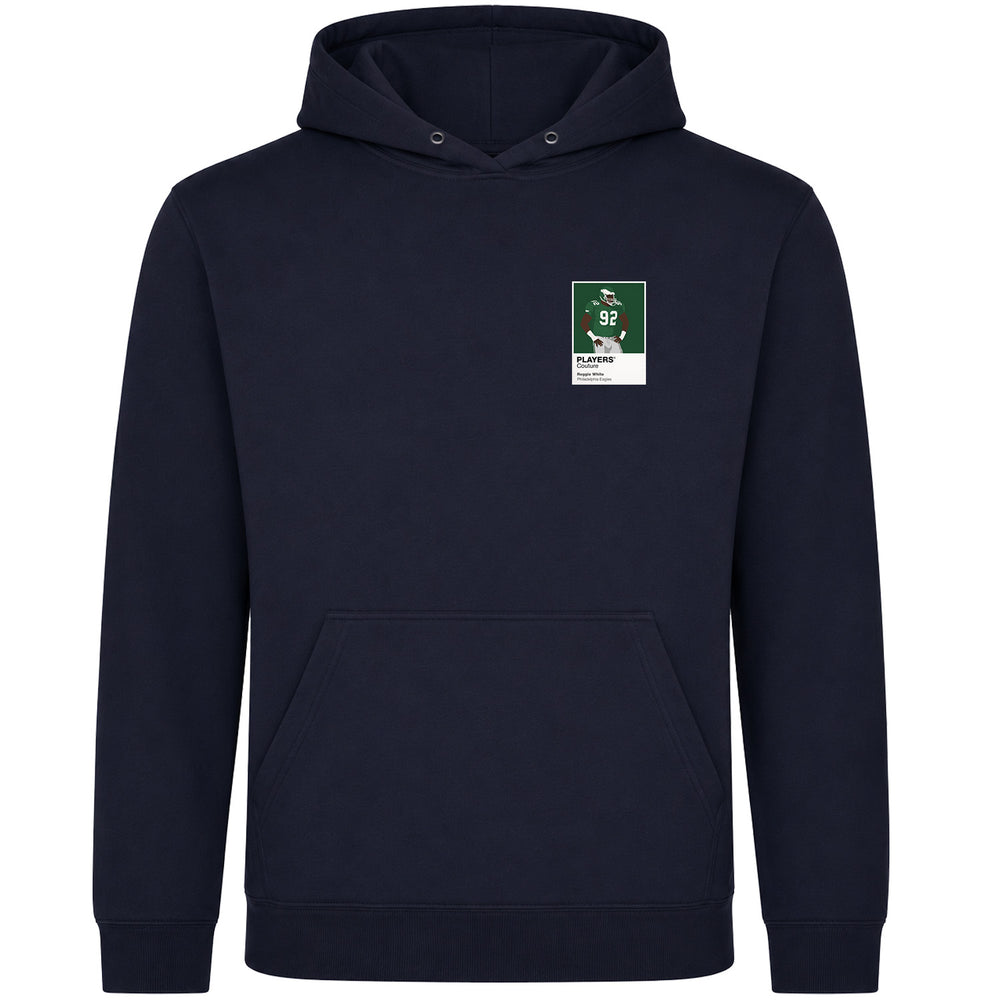 Reggie White Eagles American Football Icon Frame Men's Hoodie