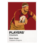 Rémi Casty Catalans Dragons rugby league T-shirt white