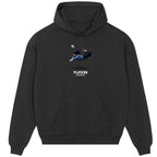 Rene Higuita hoodie – black men's hoodie with white Rene Higuita letters and Players Couture logo on the chest