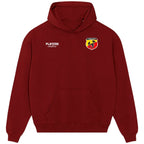 Rene Higuita hoodie – red men's hoodie featuring the Rene Higuita Players Couture logo