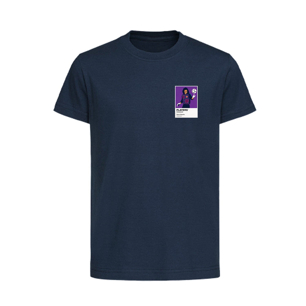 Rene Higuita Players Couture Kids Navy T-Shirt