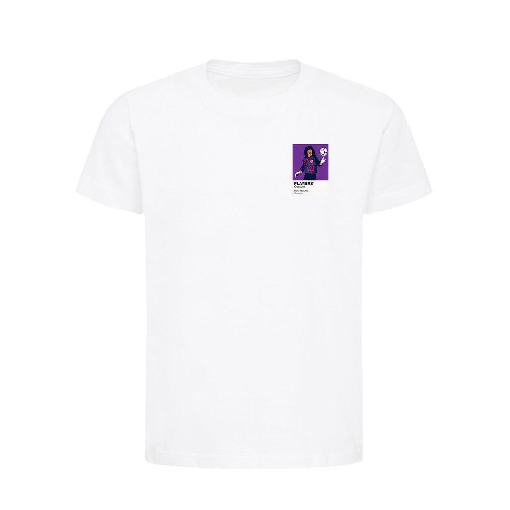 Rene Higuita Players Couture Kids White T-Shirt