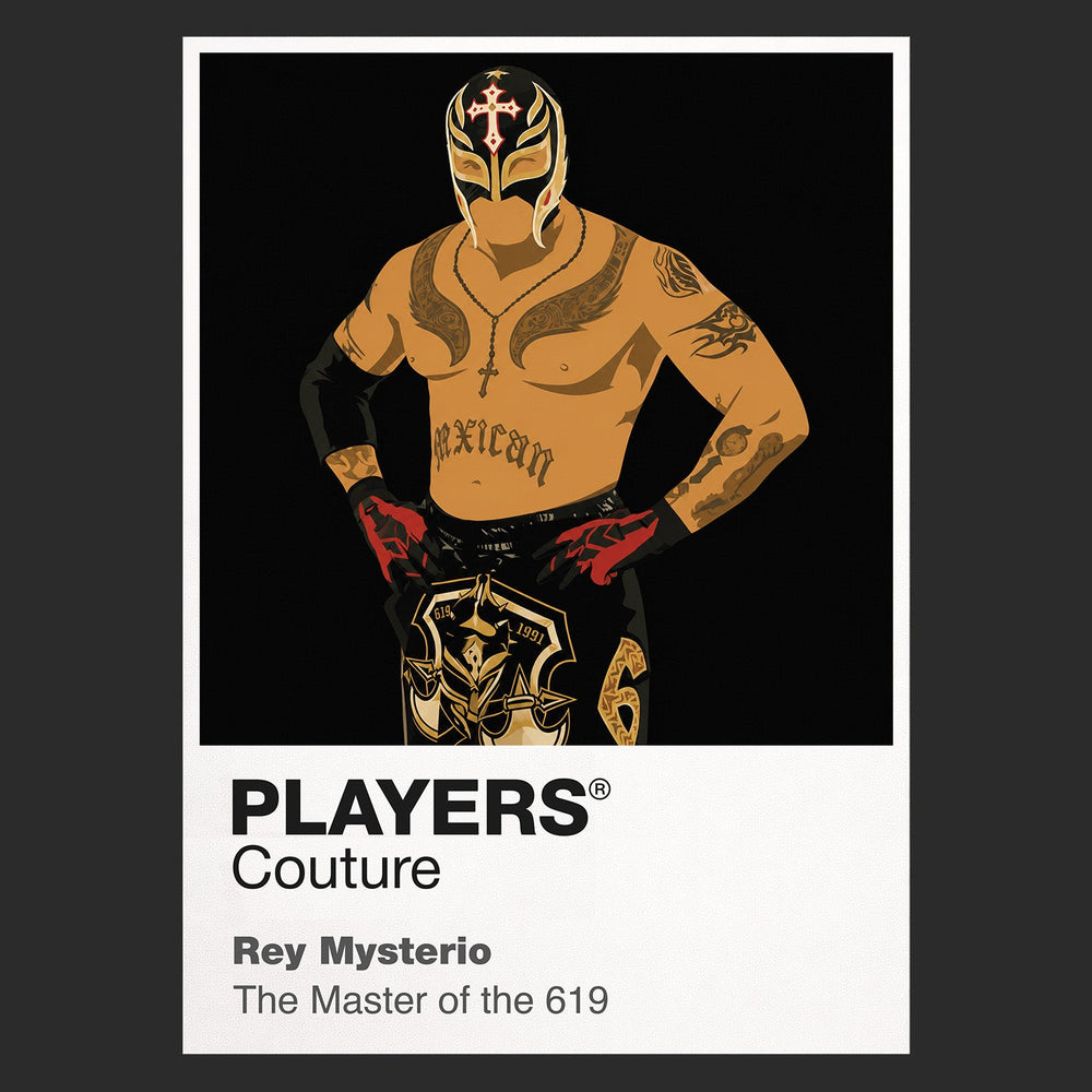 Rey Mysterio Wrestling Icon Frame Men's Hoodie