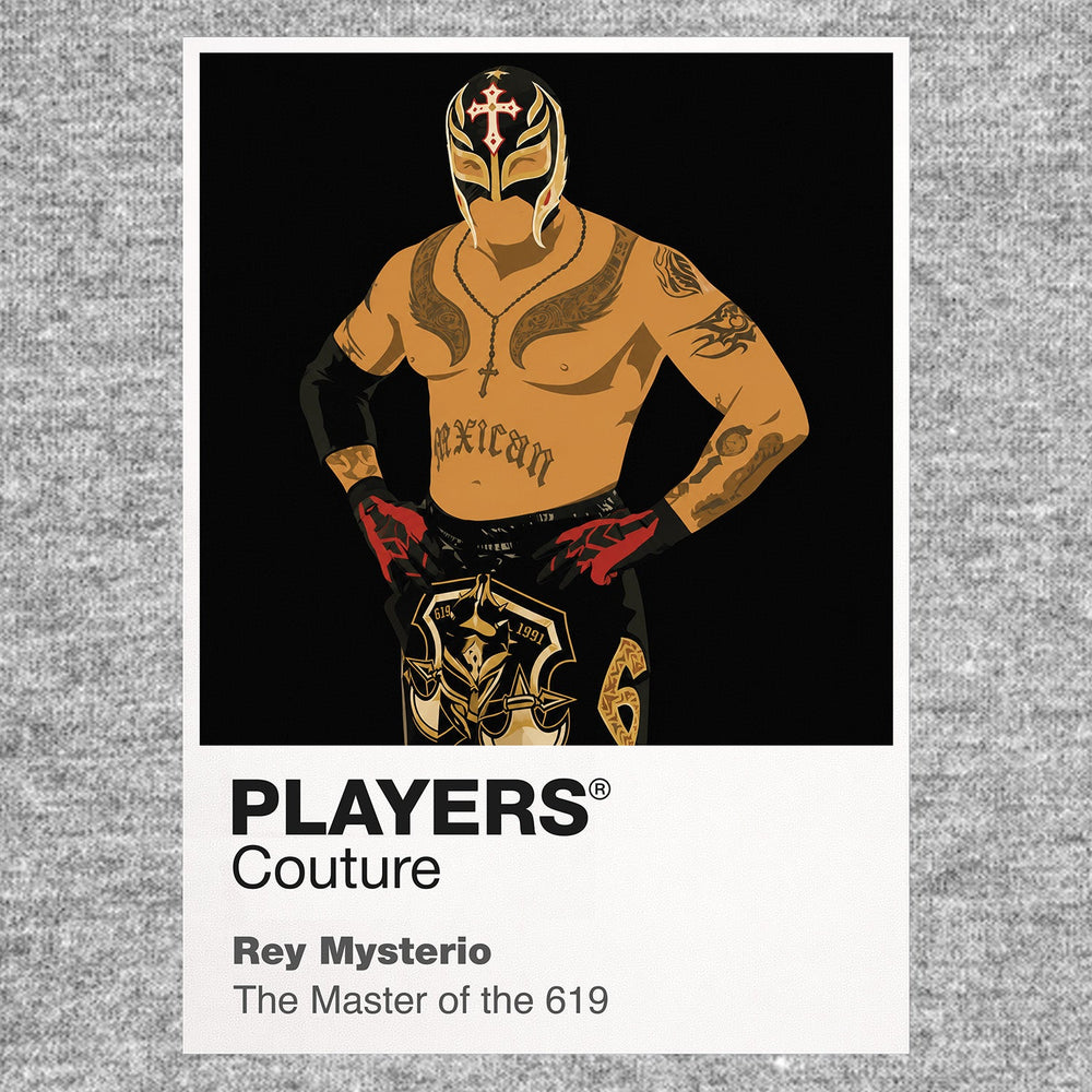 Rey Mysterio Wrestling Icon Frame Men's T-Shirt