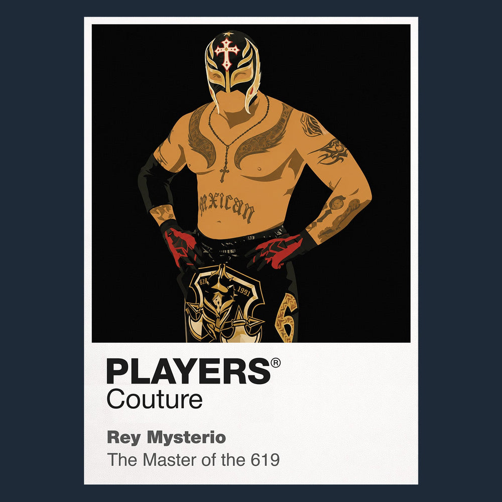 Rey Mysterio Wrestling Icon Frame Men's T-Shirt