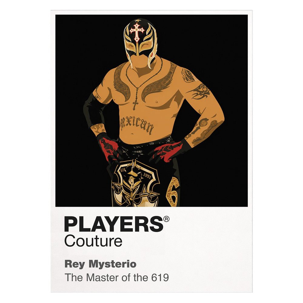 Rey Mysterio Wrestling Icon Frame Men's T-Shirt