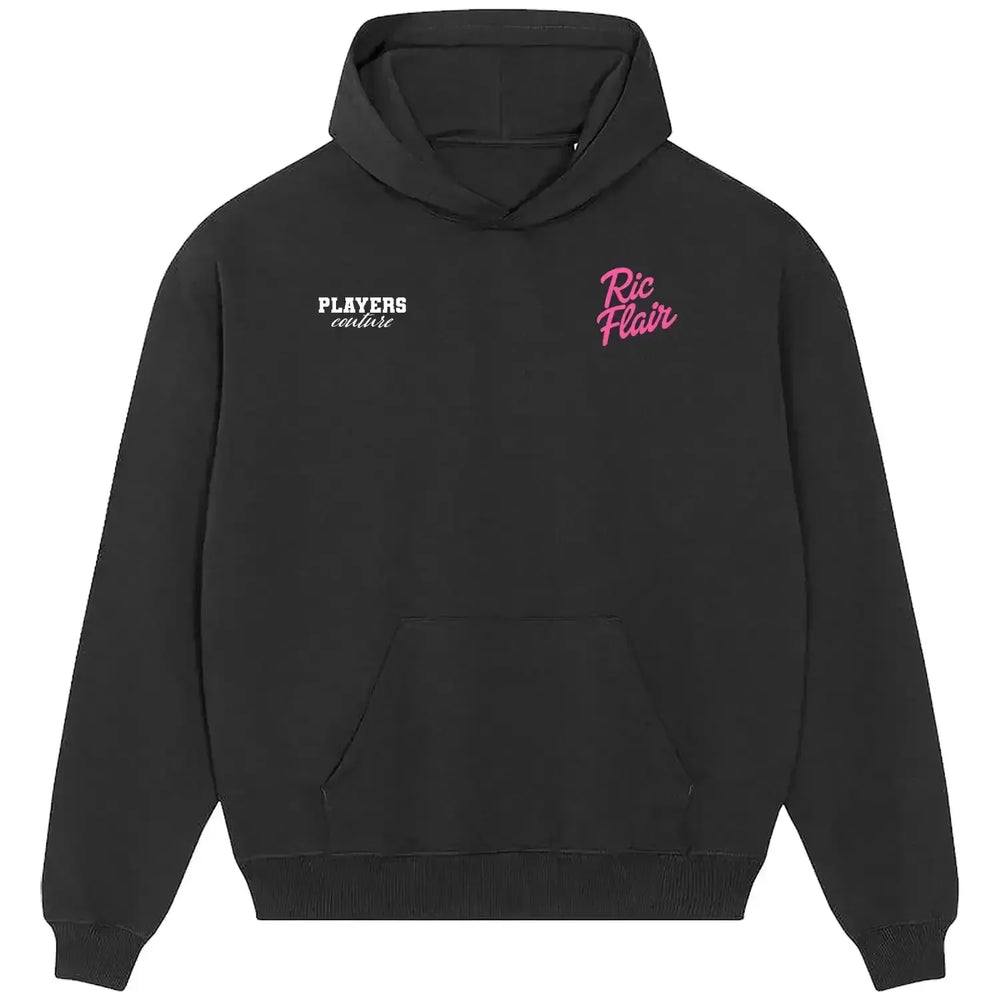 Ric Flair hoodie – black men's hoodie featuring the Ric Flair Players Couture logo