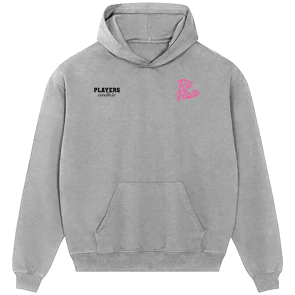 Ric Flair hoodie – grey men's hoodie featuring the Ric Flair Players Couture logo