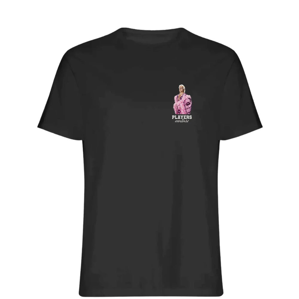 Ric Flair t-shirt – white men's t-shirt featuring the Ric Flair Players Couture logo