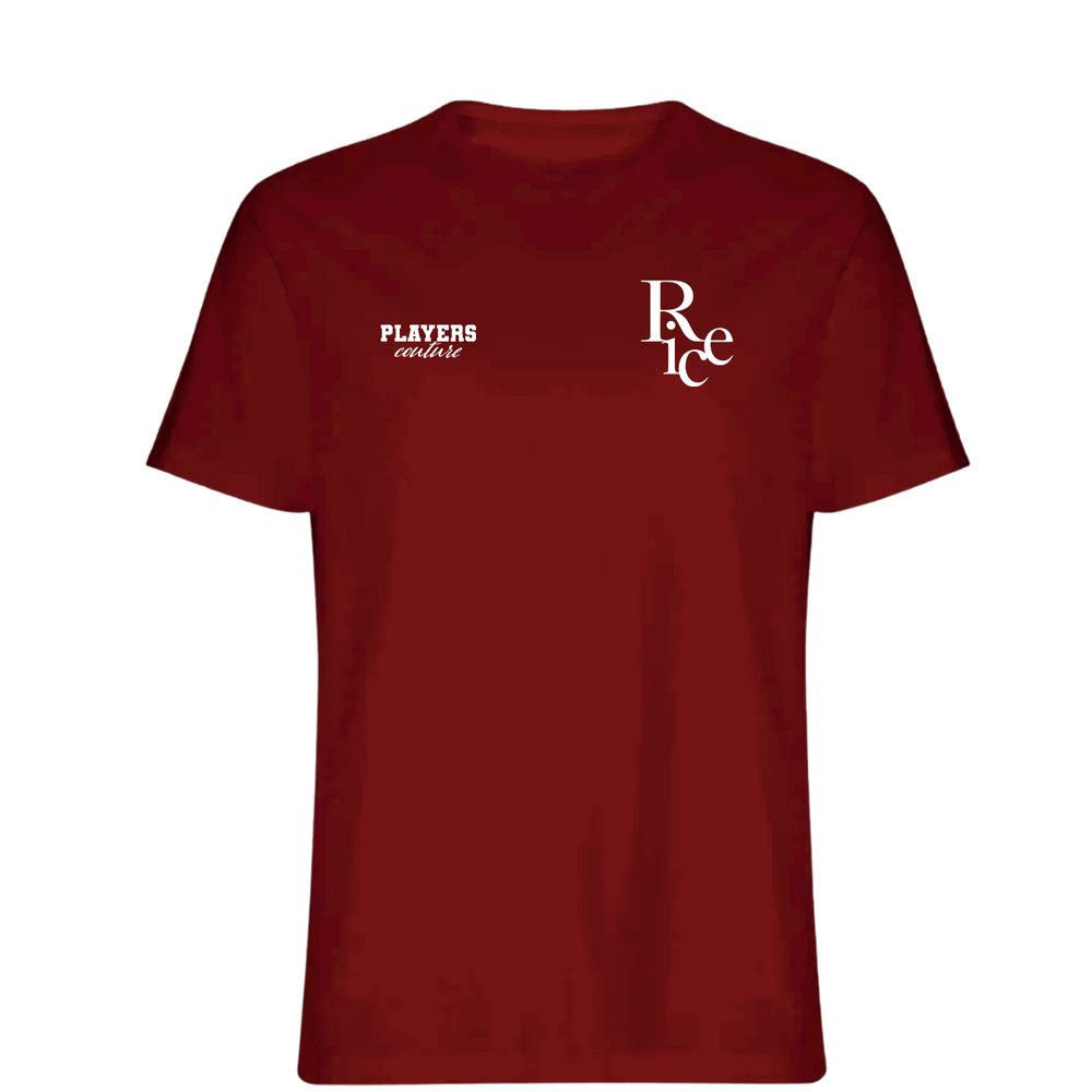 Declan Rice Logo Players Couture Mens T-Shirt Red