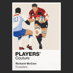 Richie McCaw Crusaders Rugby Union Icon Frame Men's T-Shirt – image 9