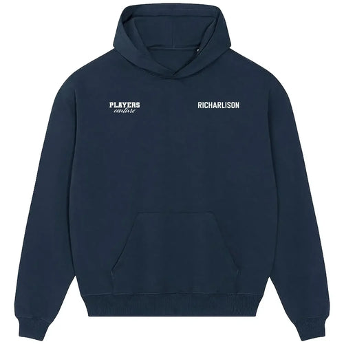 Richarlison hoodie – navy men's hoodie featuring the Richarlison Players Couture logo