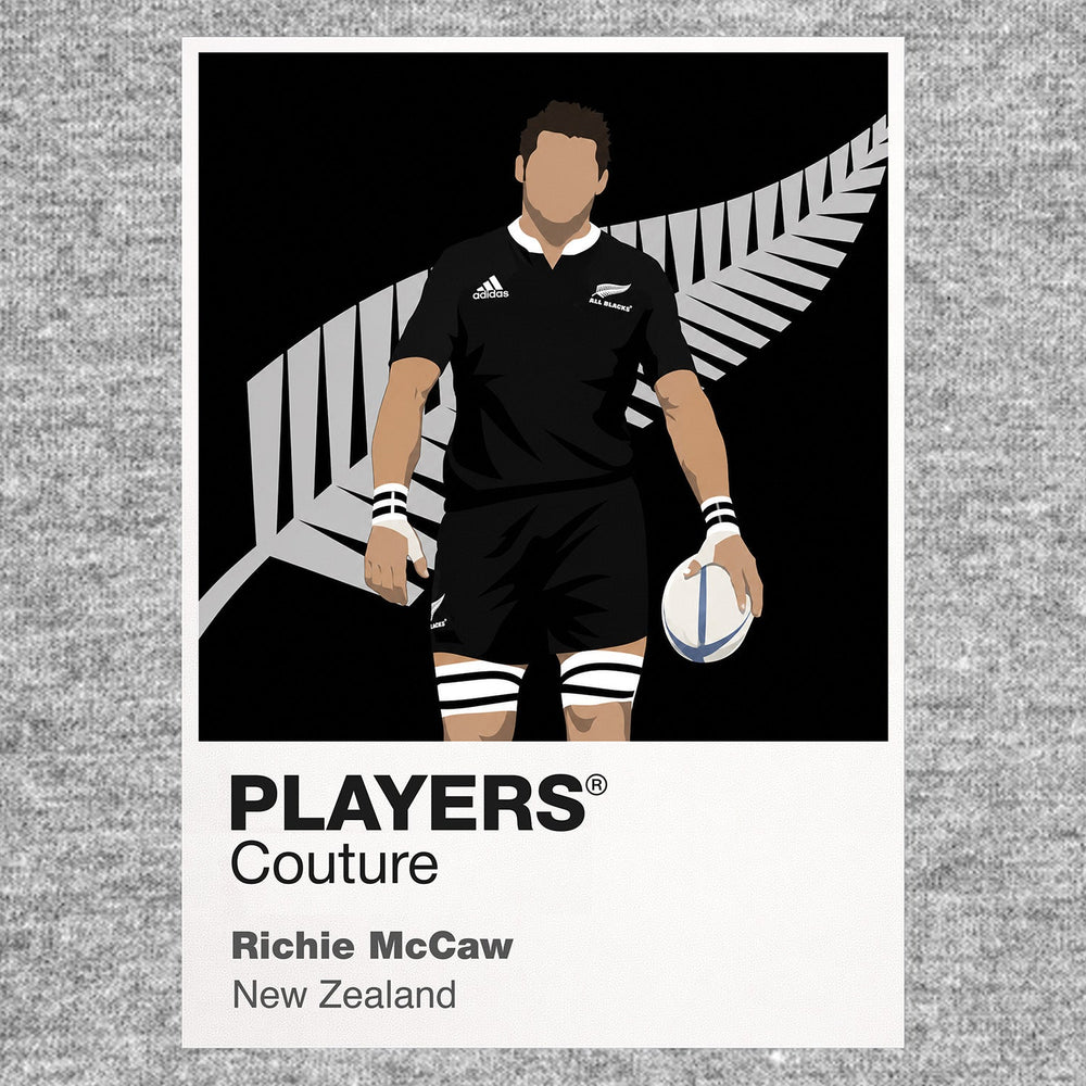 Richie McCaw Rugby Union Icon Frame Men's Hoodie – image 6