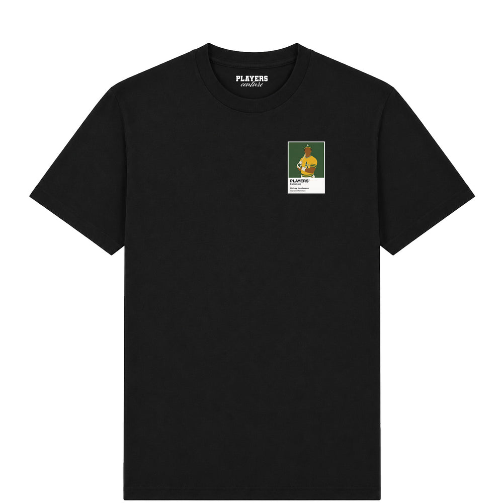 Rickey Henderson Athletics Baseball Icon Frame Men's T-Shirt
