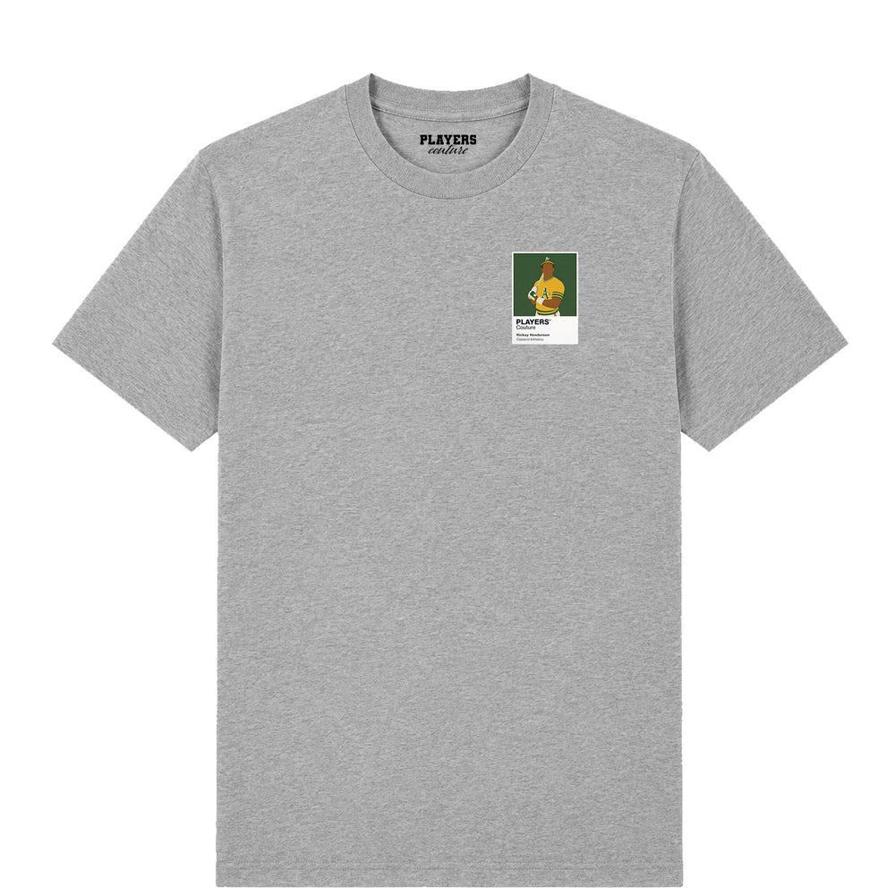 Rickey Henderson Athletics Baseball Icon Frame Men's T-Shirt