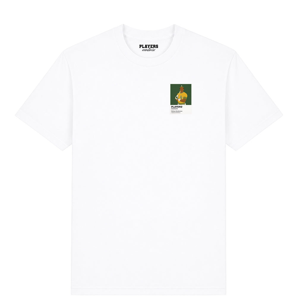 Rickey Henderson Athletics Baseball Icon Frame Men's T-Shirt