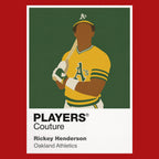 Rickey Henderson Athletics Baseball Icon Frame - Icon Design (View 9)