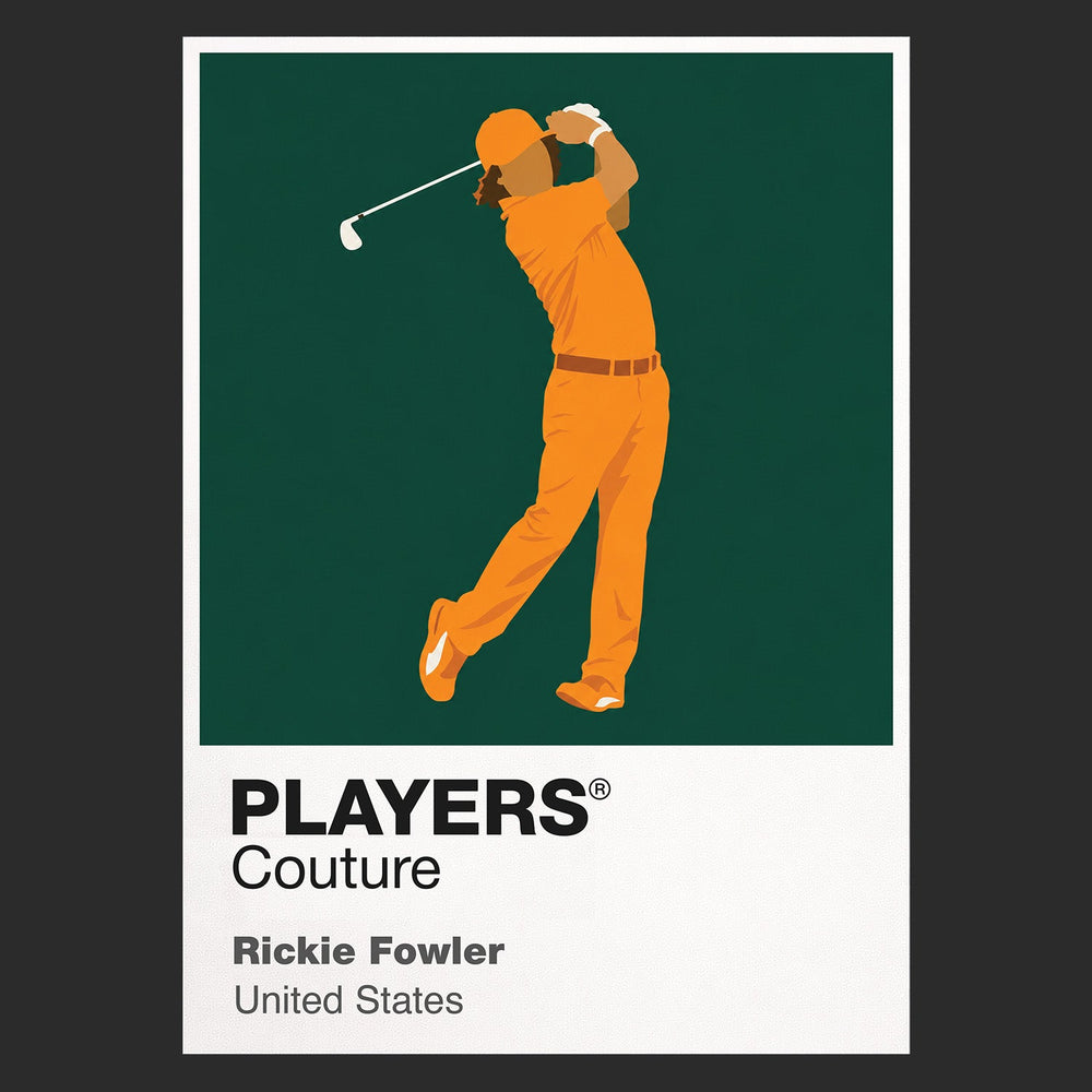 Rickie Fowler Golf Icon Frame Men's Polo Shirt