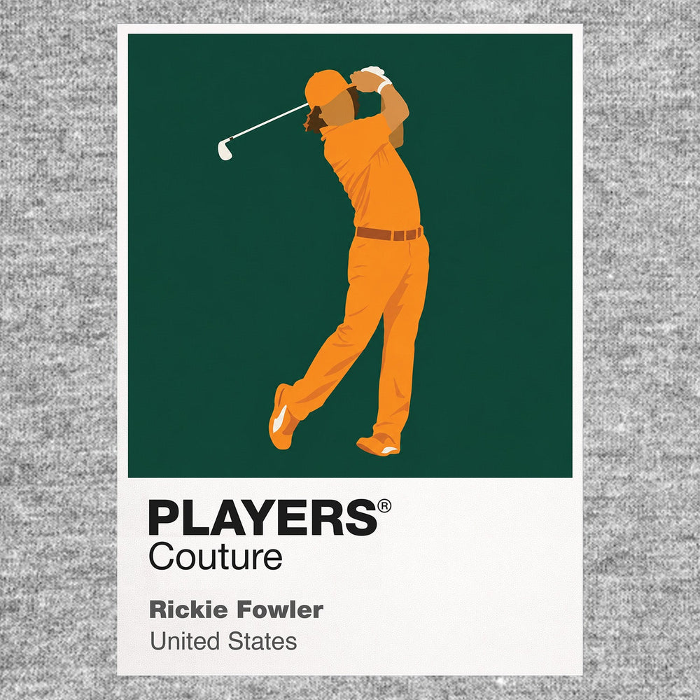 Rickie Fowler Golf Icon Frame Men's Polo Shirt