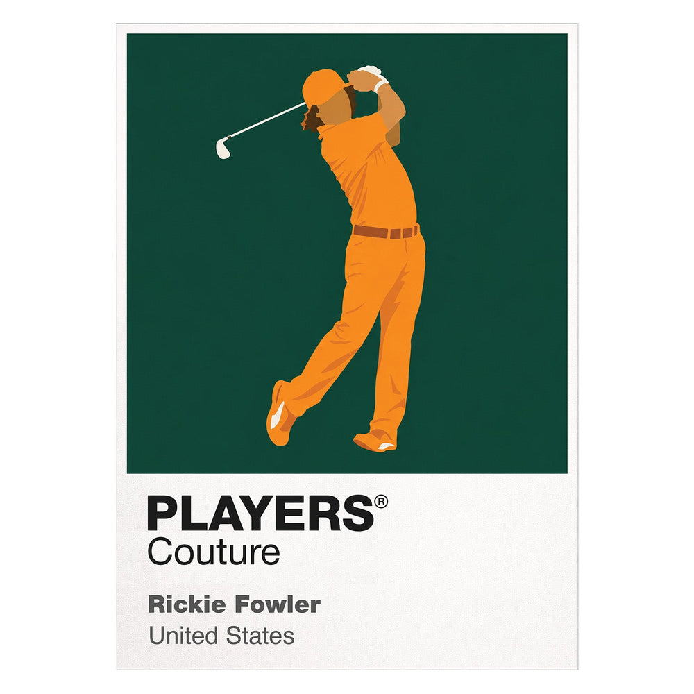 Rickie Fowler Golf Icon Frame Men's Polo Shirt