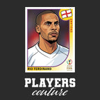 Rio Ferdinand World Cup Sticker Kids T-Shirt – rio ferdinand black Players Couture design