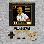 Rio Ferdinand 1P 8-Bit hoodie retro gaming design by Players Couture