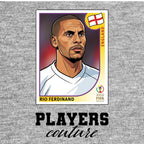 Rio Ferdinand World Cup Sticker Kids Hoodie – rio ferdinand grey Players Couture design