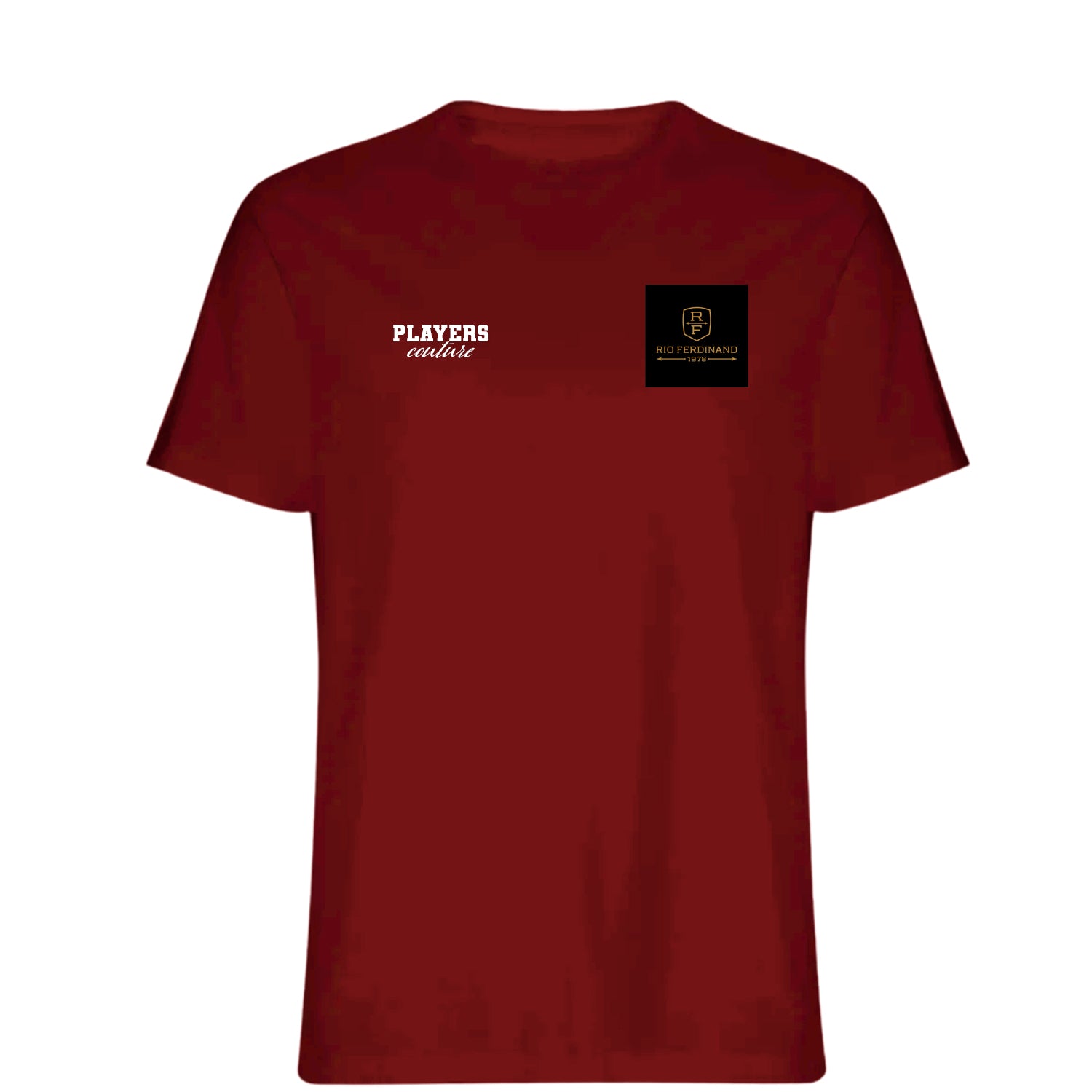 Rio Ferdinand Logo Players Couture Mens T-Shirt Red