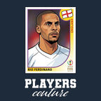 Rio Ferdinand World Cup Sticker Kids Hoodie – rio ferdinand navy Players Couture design