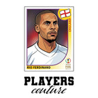 Rio Ferdinand World Cup Sticker Men's Hoodie – rio ferdinand white Players Couture design