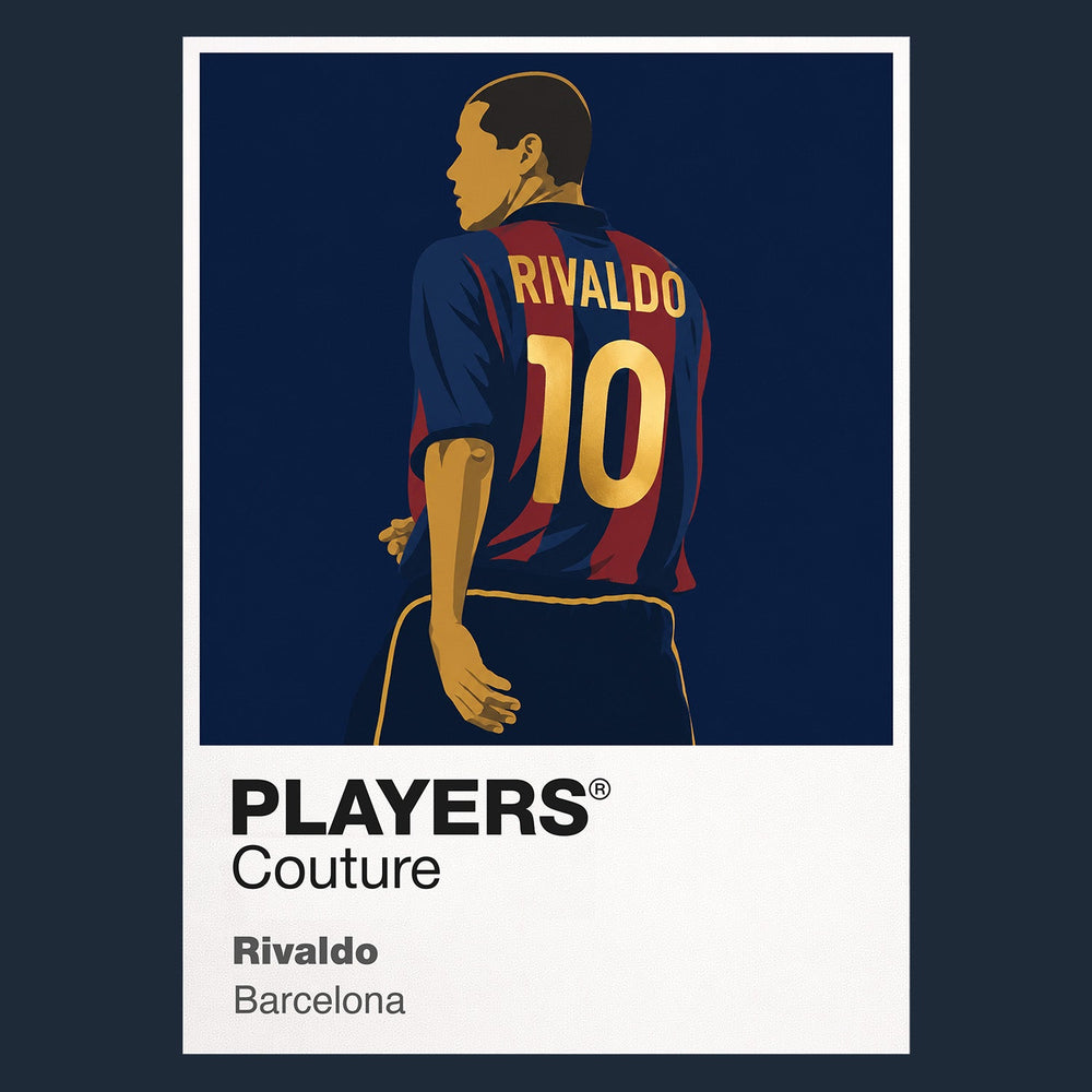 Rivaldo 2 Barcelona Men's Hoodie - Navy