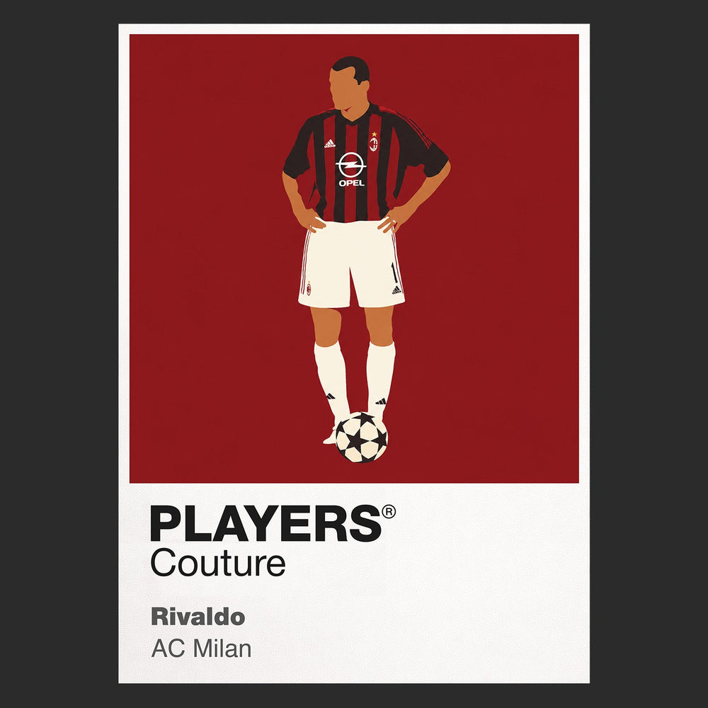 Rivaldo AC Milan Men's T-Shirt - Black