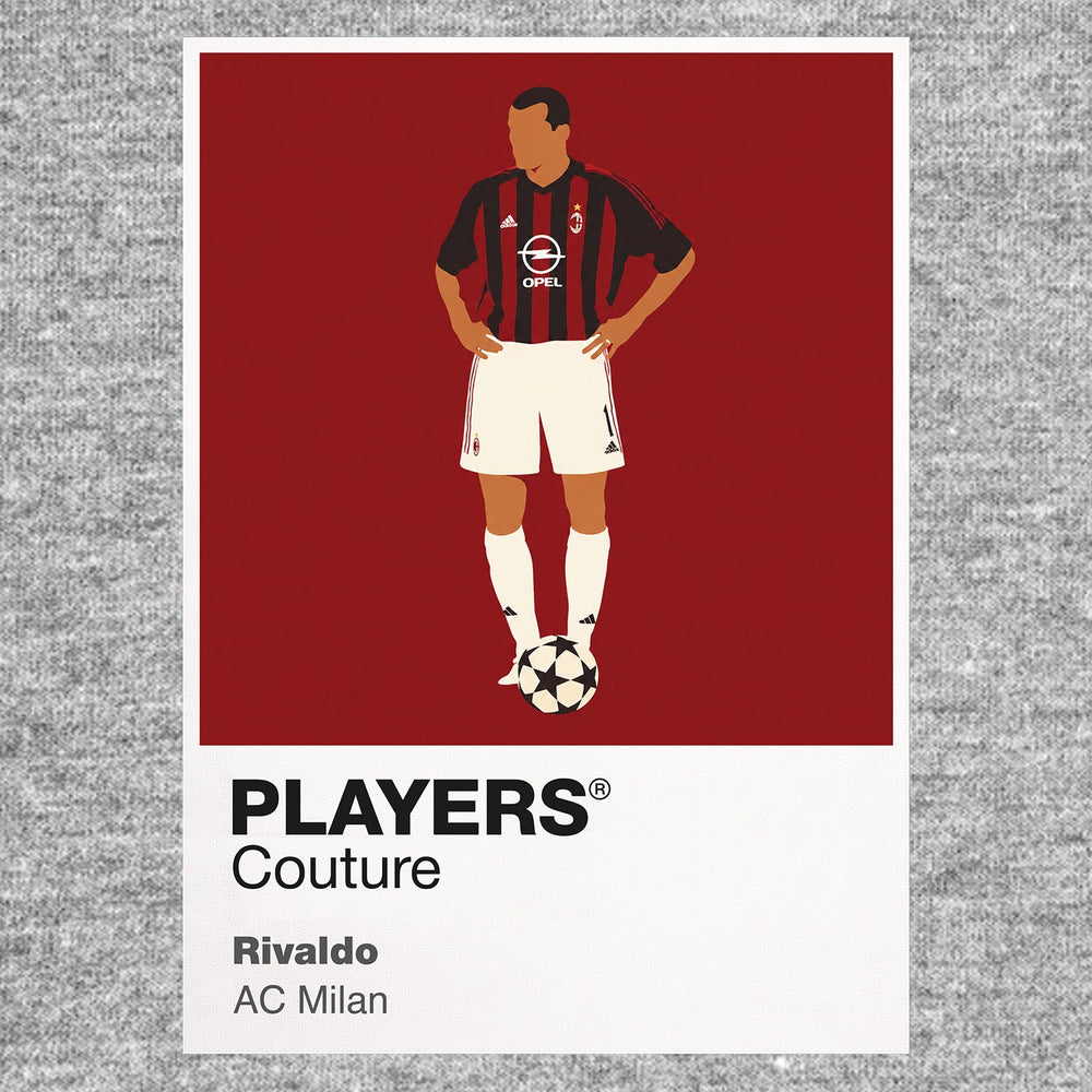 Rivaldo AC Milan Men's T-Shirt - Grey