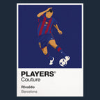 Rivaldo Barcelona Icon Frame — Navy