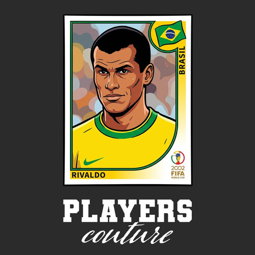 Rivaldo World Cup Sticker Men's Hoodie – rivaldo black Players Couture design