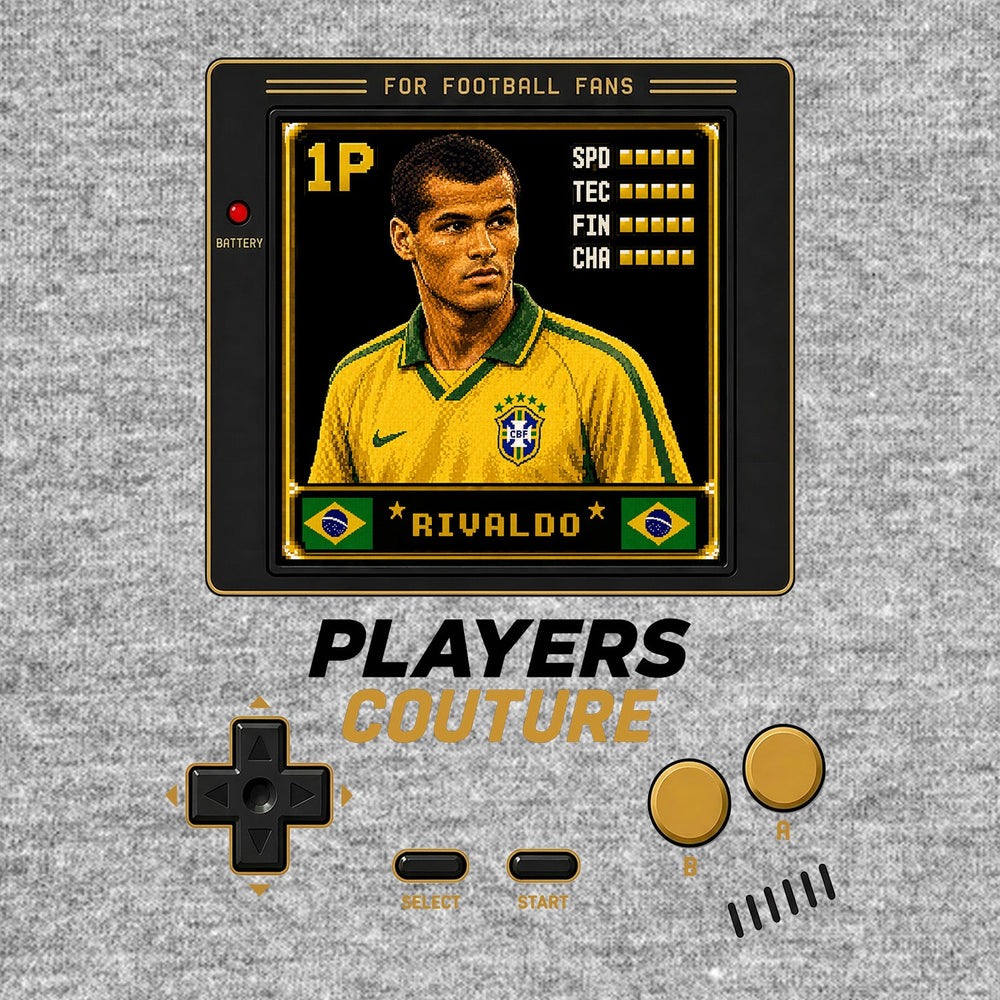 Rivaldo Legend 8-Bit Men's Hoodie - image 9