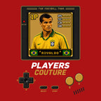 Rivaldo 1P 8-Bit t-shirt retro gaming design by Players Couture