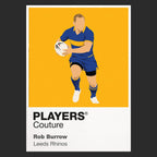 Rob Burrow Leeds Rhinos rugby league T-shirt black