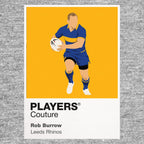 Rob Burrow Leeds Rhinos rugby league T-shirt grey