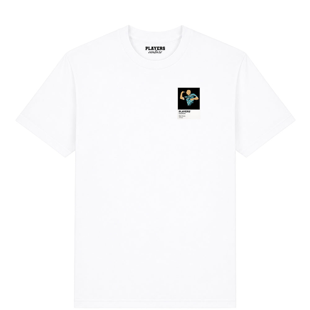 Rob Cross Darts Icon Frame Men's T-Shirt - White