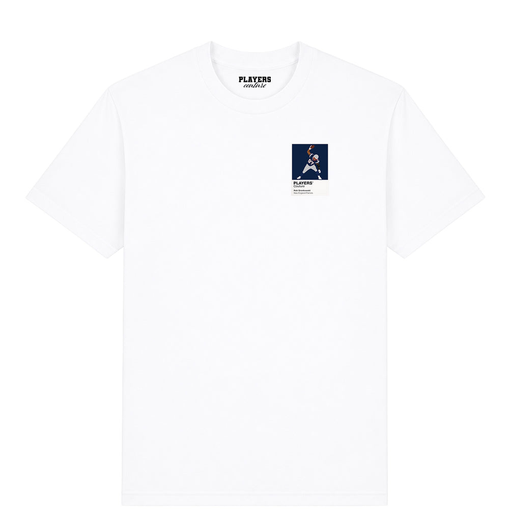 Rob Gronkowski Patriots American Football Icon Frame Men's T-Shirt