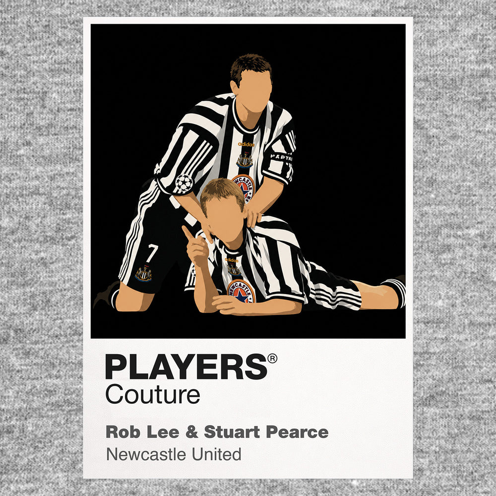 Rob Lee & Stuart Pearce Newcastle Icon Frame Men's Hoodie