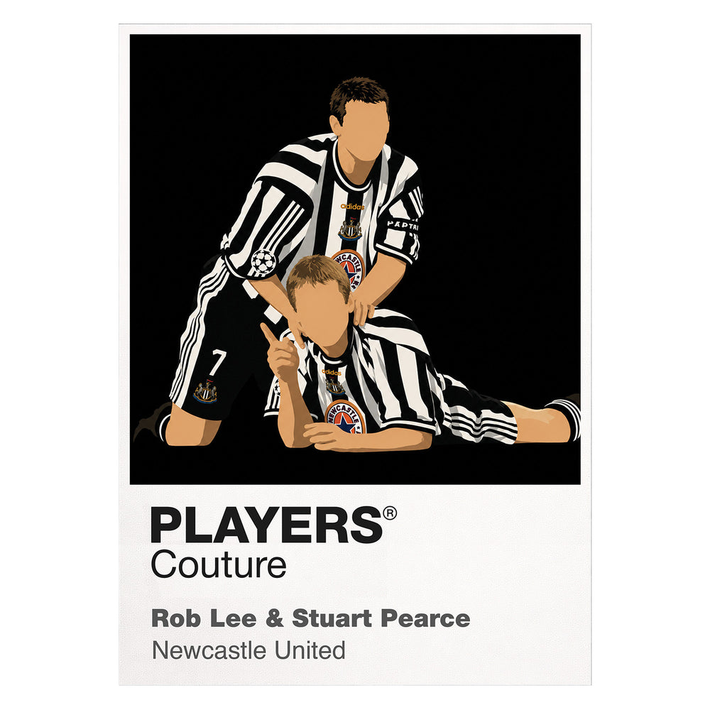 Rob Lee & Stuart Pearce Newcastle Icon Frame Men's Hoodie