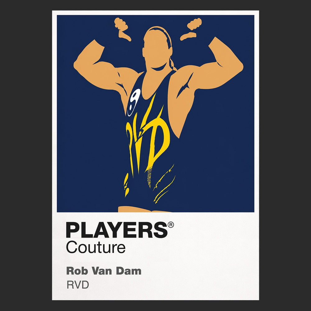 Rob Van Dam Wrestling Icon Frame Men's Hoodie