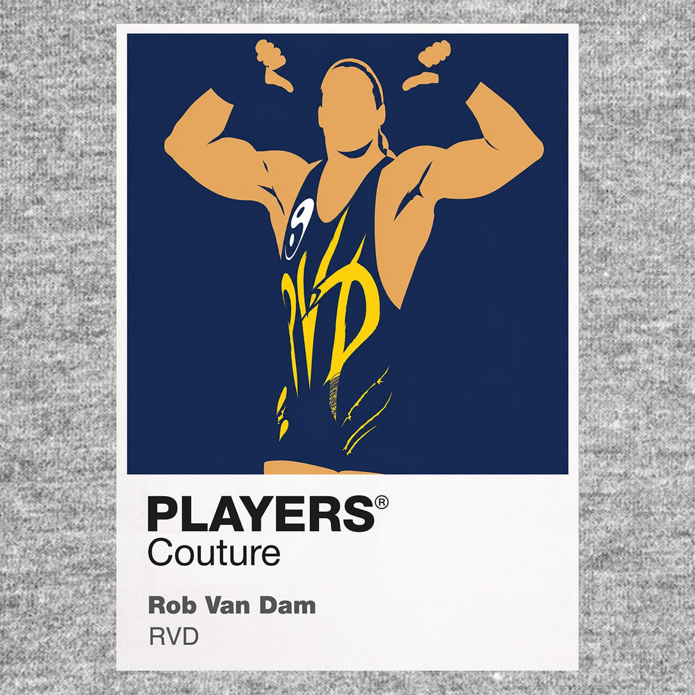 Rob Van Dam Wrestling Icon Frame Men's Hoodie