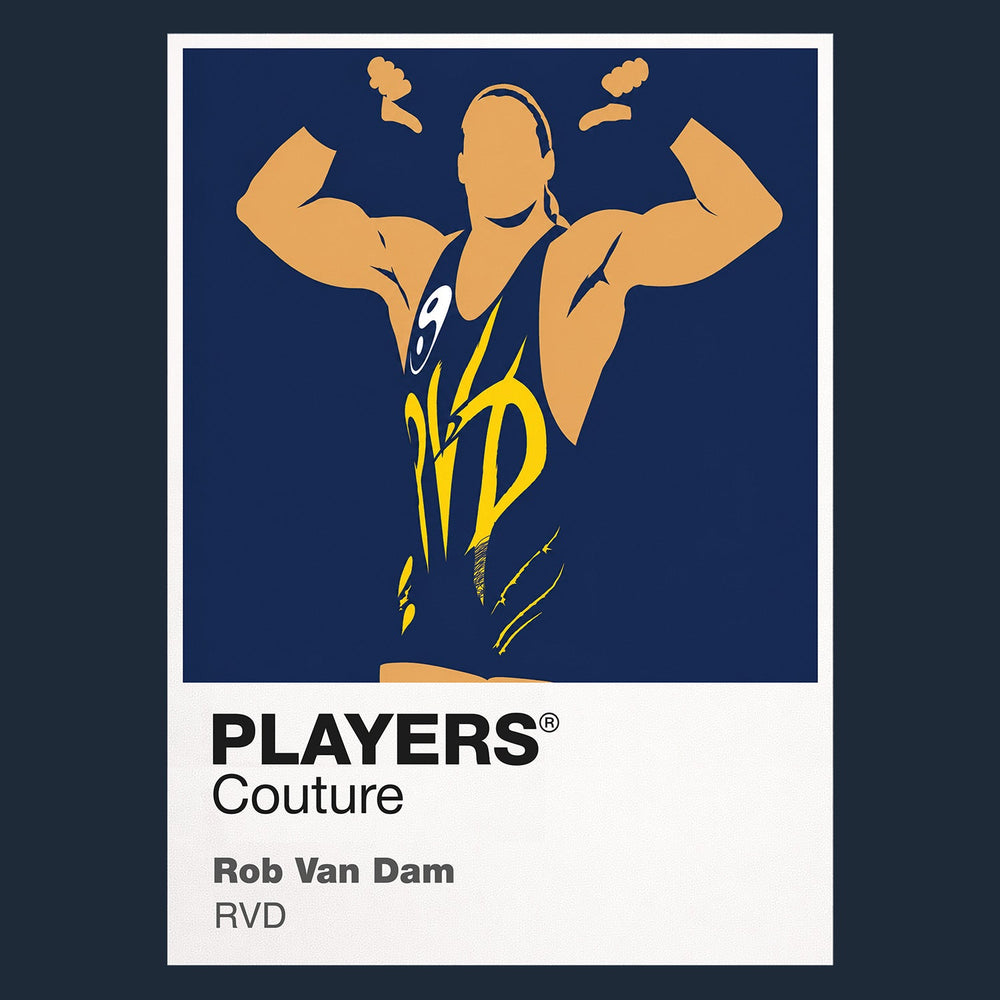 Rob Van Dam Wrestling Icon Frame Men's Hoodie