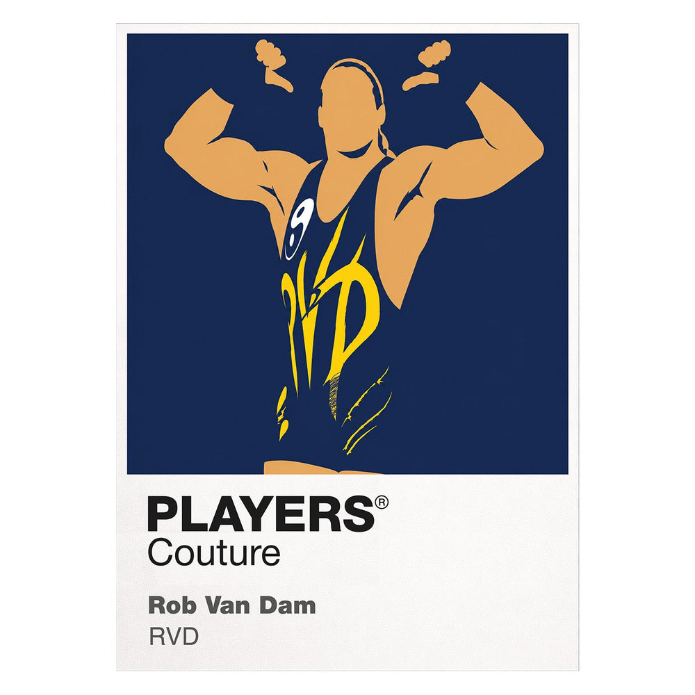 Rob Van Dam Wrestling Icon Frame Men's Hoodie