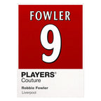 Robbie Fowler 9 Football Shirt Frame Men's Hoodie – white close-up detail shot of the Robbie Fowler 9 Football Players