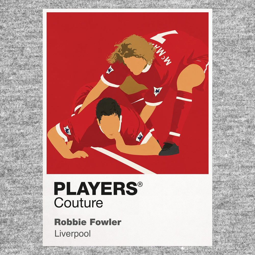 Robbie Fowler Celebration Liverpool Men's Hoodie - Grey